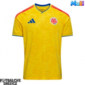 Kolumbie Domácí Dres MS 2026 Krátký Rukáv